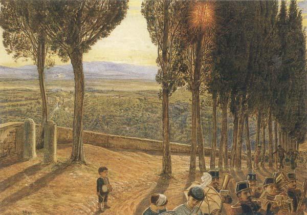 Festa at Fiesole, William Holman Hunt